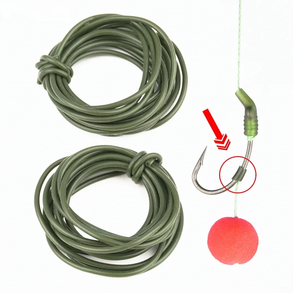 2 Pieces Rig Tubes Anti-emmêlement en silicone pour Système de clip de sécurité Taille 0.5x1.8mm 0.8x1.9mm AE069