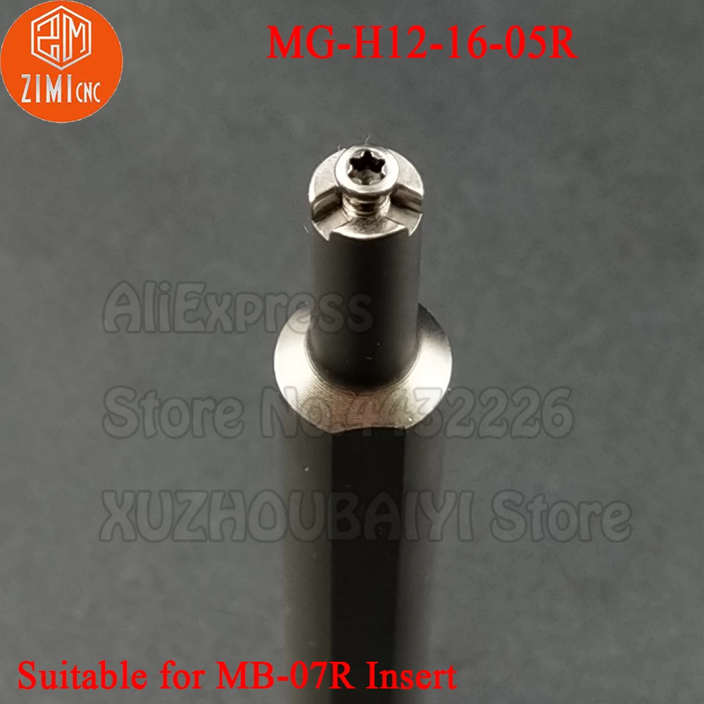 MG-H12-16-05R MG H12 16 05R Internal Slot Cutting Bar Spring Steel Turning Tool Small hole cut groove comma Grooving Tool Holder