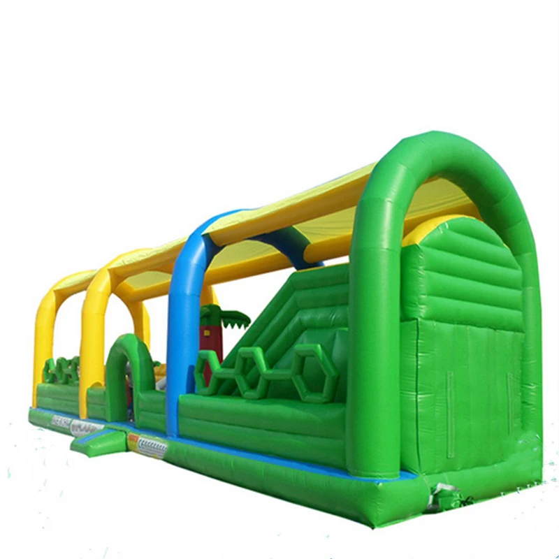 

Outdoor Inflatable Challenging Obstacle Course Adventure Rush Inflatable Obstacle Course Playground with Climbing Wall