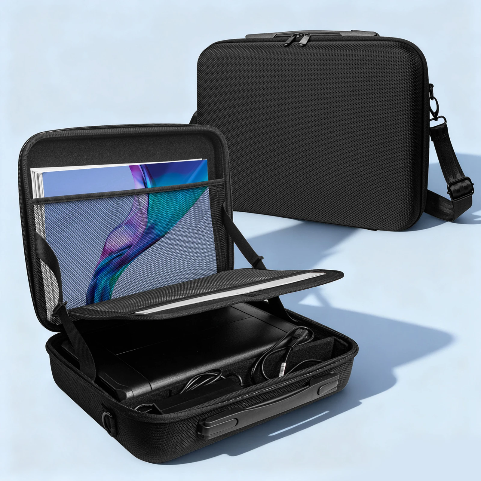 TR150 200oj TR160 Bolsa de transporte para impresora Estuche de almacenamiento Protector organizador para equipos y suministros de oficina