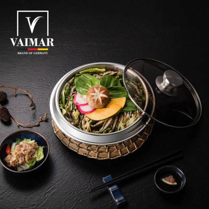 [VAIMAR] Bimar IH Tall Triple Stenlong Pot Cauldron 22cm