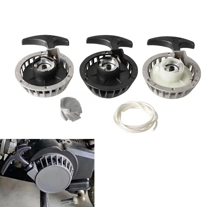 AliExpress NONE Mini Motorcycle Engine Motor Starter for 2 Stroke 47cc 49cc 50cc Mini Pocket Bike Hand Pull Device Recoil Starting Accessories