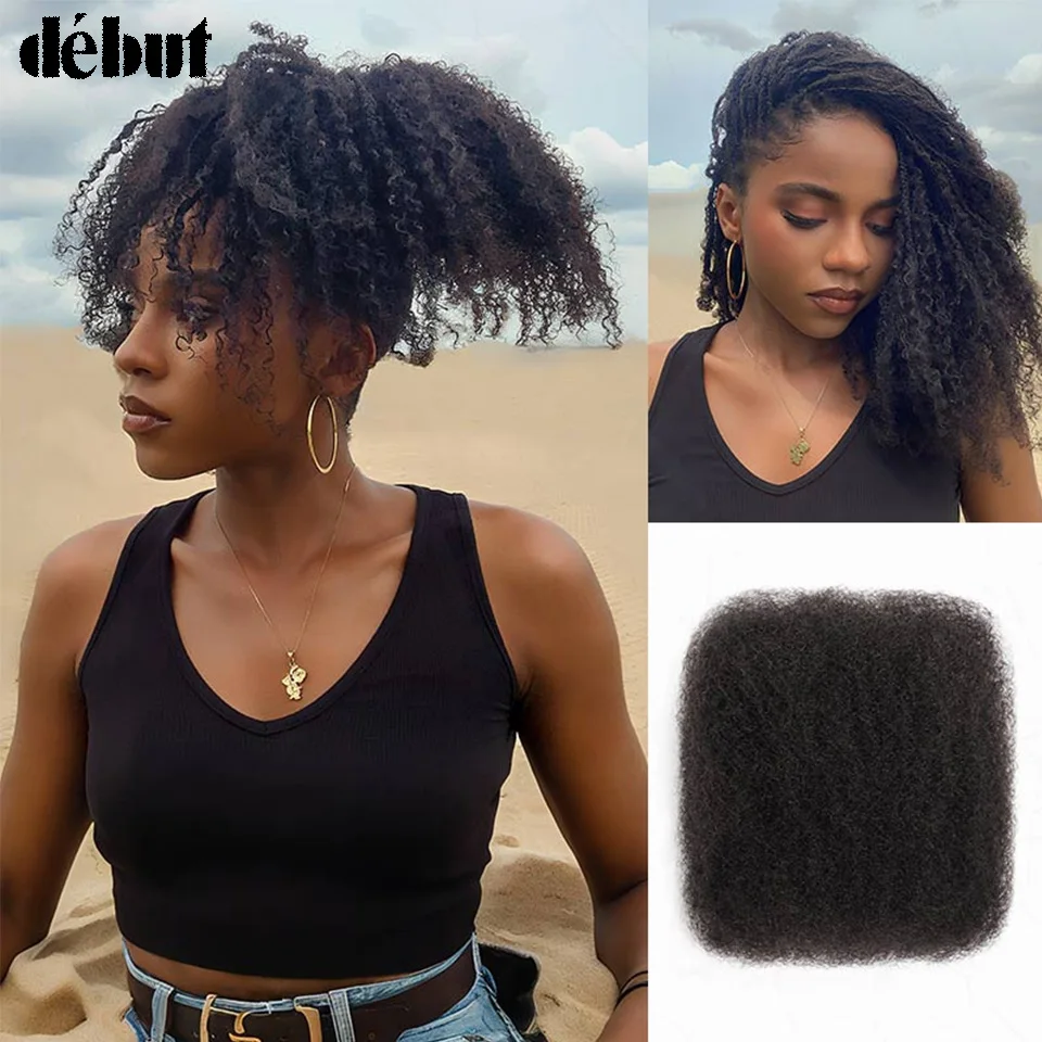 

Бразильские афро-кудрявые вьющиеся объемные человеческие волосы для плетения, вьющиеся волосы для наращивания волос, наращивание дредов, создание дредов