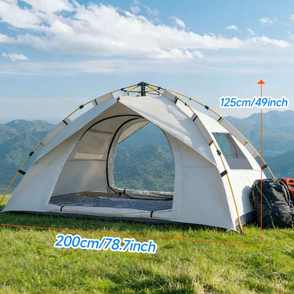 Outdoor-Campingzelt, regenfest, sonnenfest, tragbar und schnell aufbaubar, Campingausrüstung