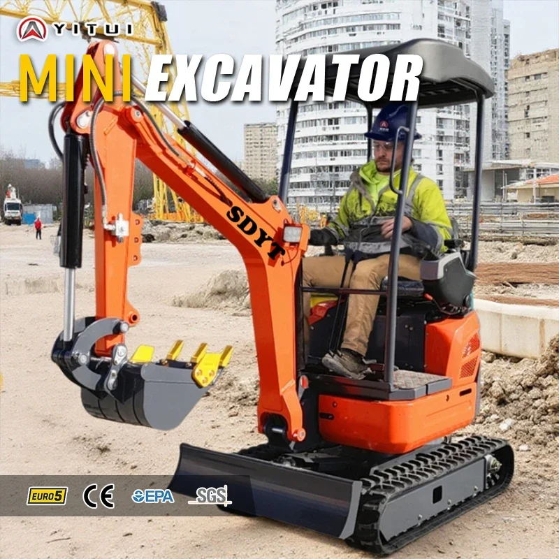 

Customized Kubota Engine 2 Ton Hydraulic Mini Excavator High Quality Construction Machinery 1800KG Micro Excavation With Cabin