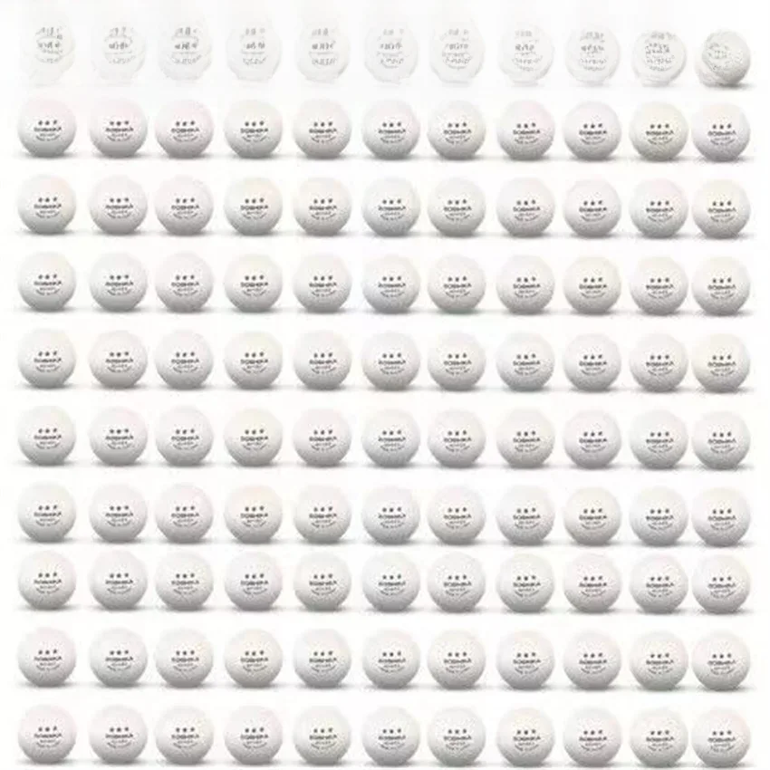 Bolas de pingue-pongue de tênis de mesa, A40 altamente elásticas, duráveis, treinamento, 3 estrelas,