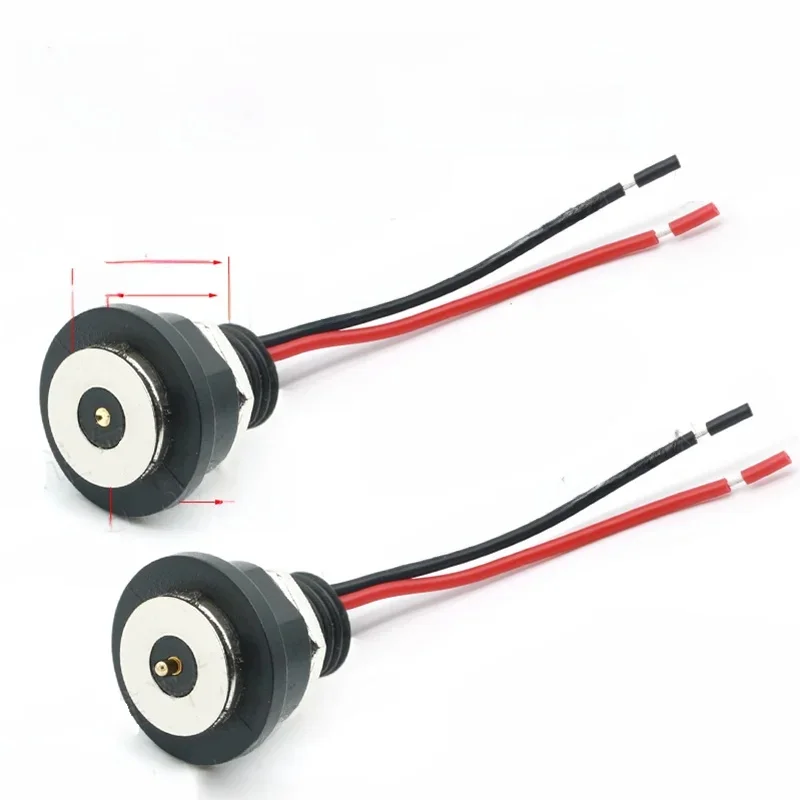 Connecteur magnétique 15A DC avec ligne, bornes à filetage étanche CX 1.2M, cordon d'alimentation de charge, Contacts magnétiques, prise mâle femelle