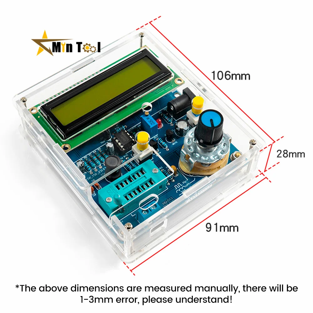 Zestaw Tester próbnik elektroniczny DIY płytki drukowanej do spawania do elektronicznego pomiaru narzędzia do testera triody o pojemności rezystancji