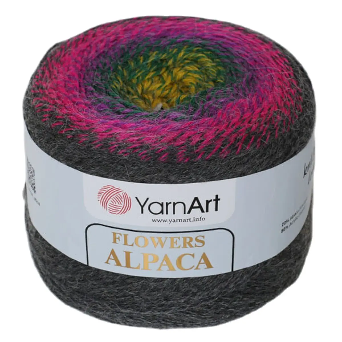 Yarnart Flowers Alpaca Ebruli Hand Knitting Yarn 20% Alpaca 80% Acrylic 940 Mt. 250 gr. Shawls, Blankets, Cardigans, Dresses