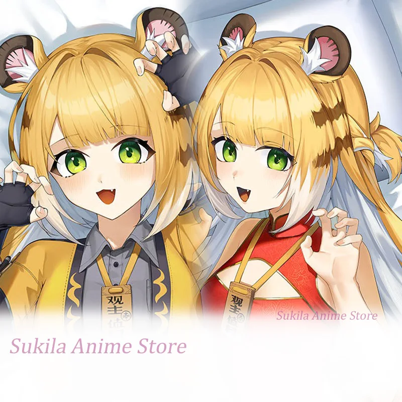 

Dakimakura Anime Ju Fufu Zenless Zone Zero двухсторонний принт наволочка для тела в натуральную величину