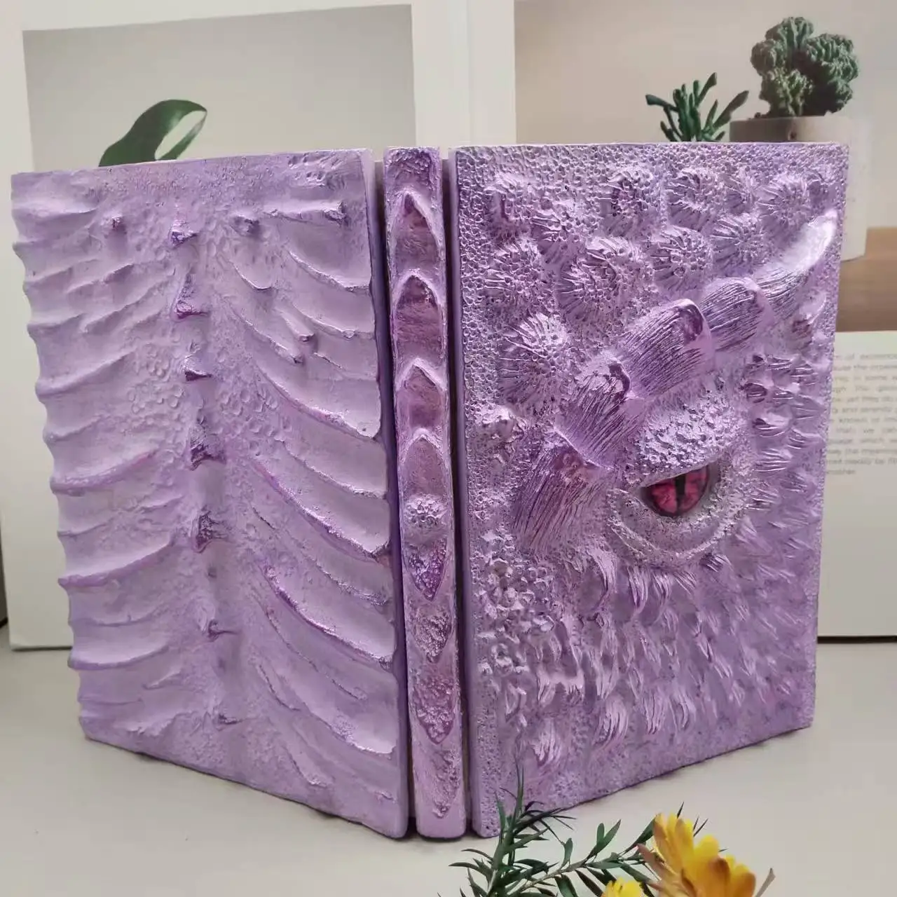 Colorful A5 Dragon Book Animated Resin Dragon Book Notebook Exquisite relief three-dimensional dragon loose-leaf binding book