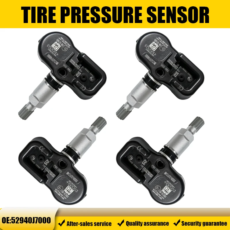 

Датчик контроля давления в шинах TPMS 52940J7000 (1/4 шт.) для KIA Pro Ceed K3 Forte Cerato, совместимый с PWV-CH15