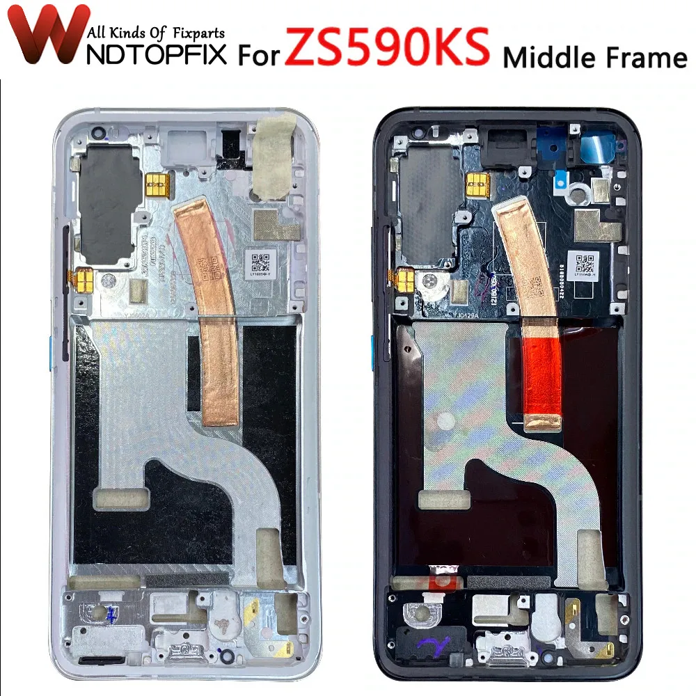 

5.9" For Asus Zenfone 8 Middle Frame Front Bezel Frame Faceplate Housing Case ZS590KS ,I006D Middle Frame Replacement Parts