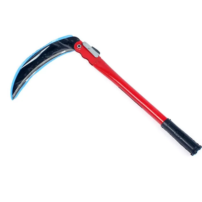 Korea Deal_Folding sickle weed removal machine bee cutting supplies garden grass New Year oxygen axe pickaxe other sickle fodding Agricultural full cut