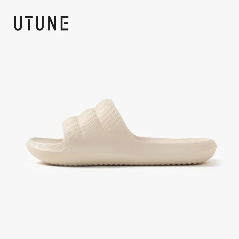 

UTUNE мужские летние легкие и мягкие домашние тапочки, кухонные противоскользящие шлепанцы, удобная и прочная обувь из ЭВА, одежда для дома и улицы