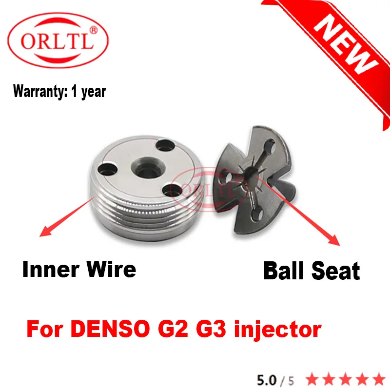 ORLTL G2 G3 DIESEL Injector Parts Inner Wire + Hemispherical Seat Sealing Balls For Denso TOYOTA HINO ISUZU Hyundai FORD