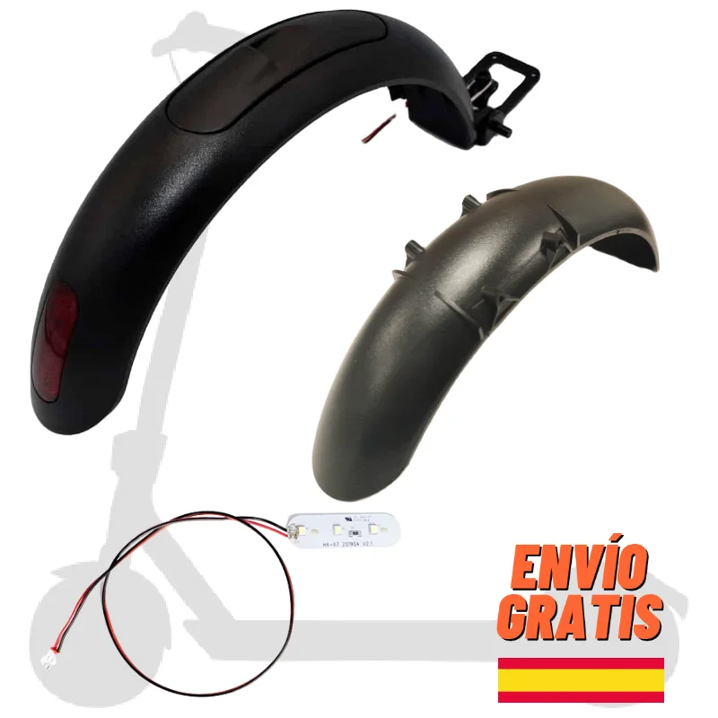 ✅Cecotec Outsider Bongo Serie A Electric Scooter Rear/Front Fender with Led Brake Light - Accessories, Spare Parts