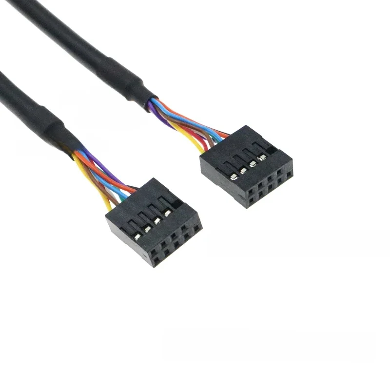 Do płyty głównej podwozia 30 cm/50 cm USB 2.0 9-pinowy żeński na żeński wewnętrzny kabel złącza płyty głównej — zdjęcie produktu 7