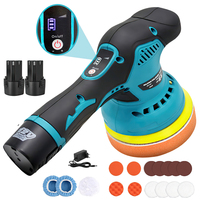 Wireless Car Polisher 12V 2800-5500rpm Cordless Car Polishing Machine Electric Polishing Wax Tool Noiseless 8 Variable Speeds