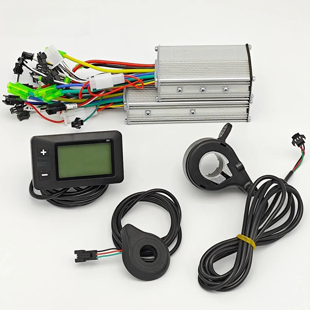 AliExpress NONE E-bike Brushless Motor Controller 24V 36V 48V 250W 350W with G51 LCD Display Kit Universal for Electric Folding Bike Scooter
