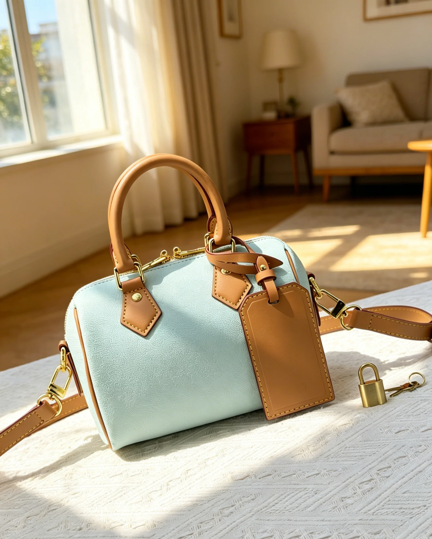 

2026 Size: 20.5x13.5x12 cm no box New Model - Versatile and Fashionable PU Leather Bag - Durable, High-Quality and Affordable