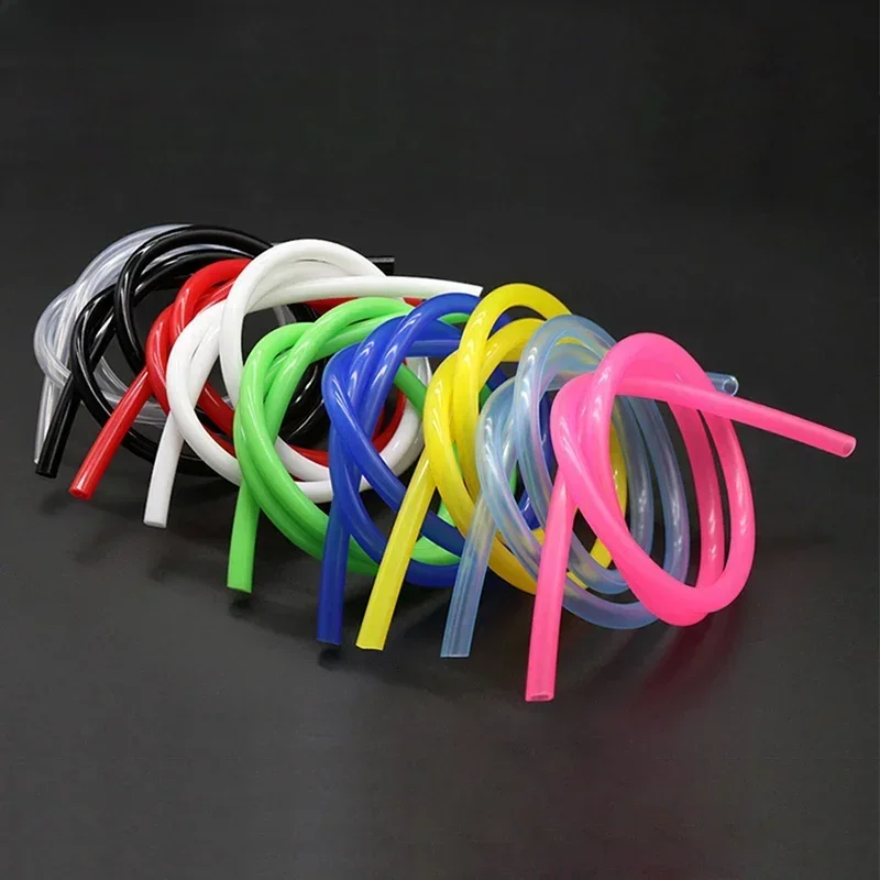 Tube en Silicone de qualité alimentaire, 1 mètre, ID 1 2 3 4 5 6 7 8 9 10 12 14mm, tuyau Flexible en caoutchouc, tuyau de boisson gazeuse, connecteur d'eau