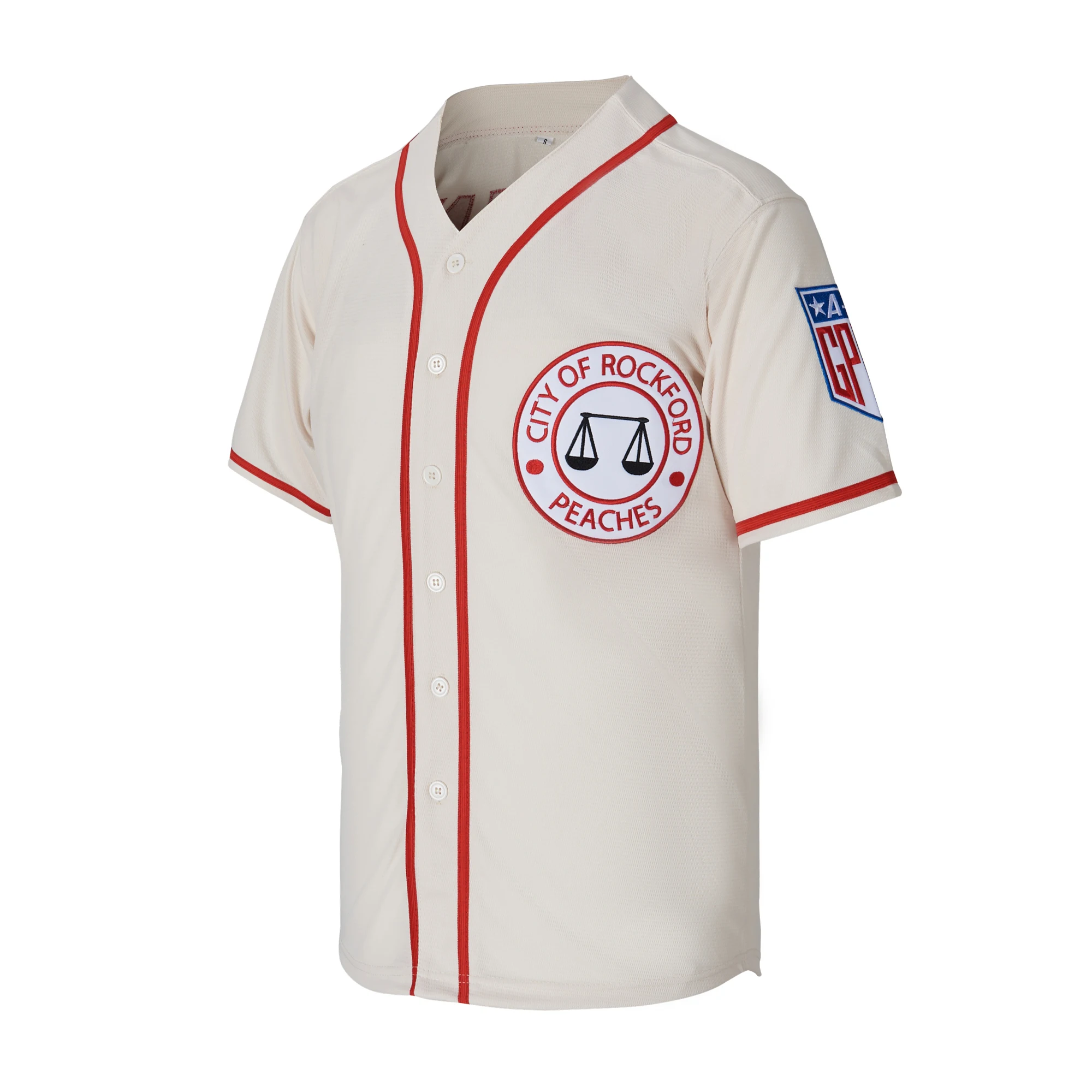 Men's #43 Jimmy Dugan Baseball Jersey A League of Their Own Letter Embroidery Baseball Uniform Costume,Classic Movie Sportswear