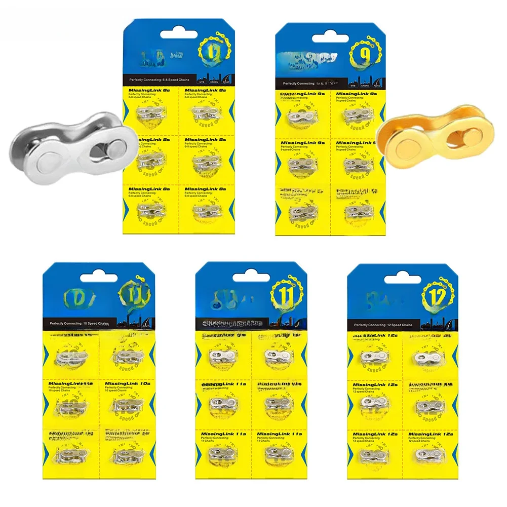AliExpress TOOPRE 6 Pairs Toopre Mtb Chain Quick Link Power 12V 11V 10V 9V 8V Bicycle Chain Guide Lock 8 9 10 11 12 Speed Squeeze Road Cycling
