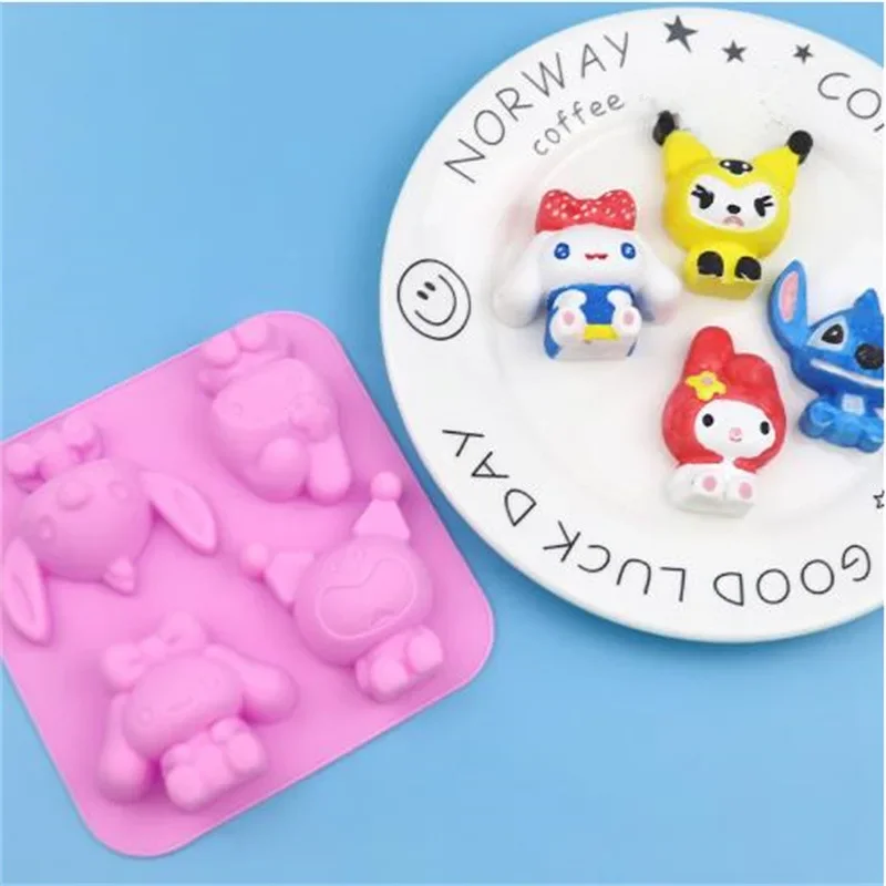 Moule en Silicone de qualité alimentaire ma mélodie cannelle été bricolage glace chocolat gâteau cuisson forme outil de Fixation résistant à la chaleur