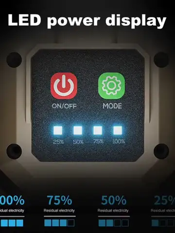 Rechargeable LED Work Light: Waterproof Inspection Lamp with Magnetic Base, for Car Repair, Emergency & Workshop Use