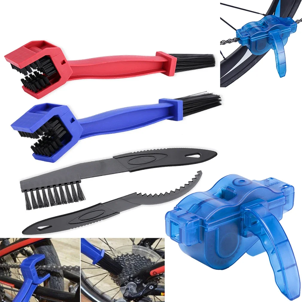 AliExpress Bicycle Chain Cleaner Motorcycle Road Bike Chain Brush Wash Bicycle Cleaning Tool Kit Cycling Chain