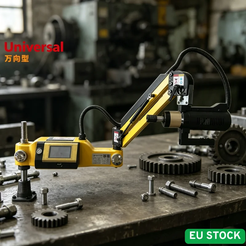 Machine à tarauder CNC servo M3-M20 – En stock en UE, livraison rapide, machine à tarauder électrique avec mandrins et bras facile à utiliser, certifiée CE