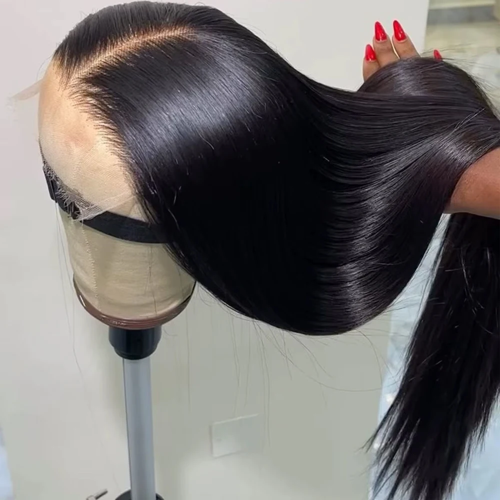 Straight Lace Front Wigs Human Hair 250% Density 13x4 Full Frontal Transparent HD Lace Wig Glueless Wigs 13x6 Lace Frontal Wigs