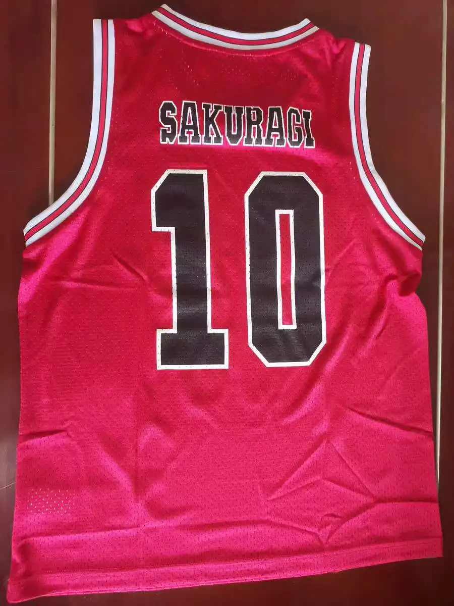 Custom Cosplay Sets Anime Shohoku School Basketball Team Rukawa Hanamichi Sakuragi Jersey Set Cosplay Costume Sportswear Uniform