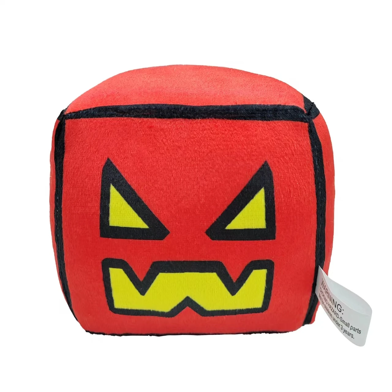 Geometry Plush Toy,Cube Volume Wood Stuffed Animal Plushie Doll Toys for Kids and Gaming Fans Children's Day Birthday Gift