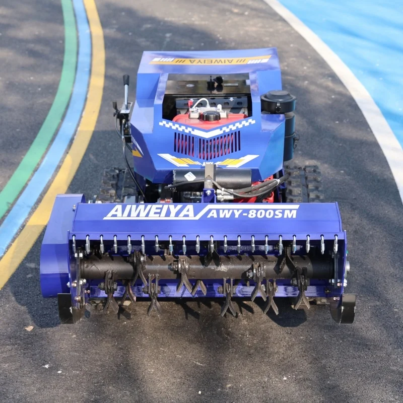 

Customized Wide-Cut Tracked Remote-Controlled Lawnmower (800/1000mm for Intelligent & Efficient Lawn Care)