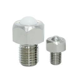 factory outlet 1pcs MT183 MT184 Ball Rollers Transfer Rollers,Hex Head ,Stud Type,dia 5 6 8 10 12 16 M20 factory price