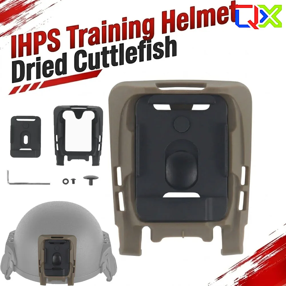 QX IHPS Training Helmet Front Shroud Lightweight Easy Installation Dedicated Mount Bracket Outdoor Equipment Accessories