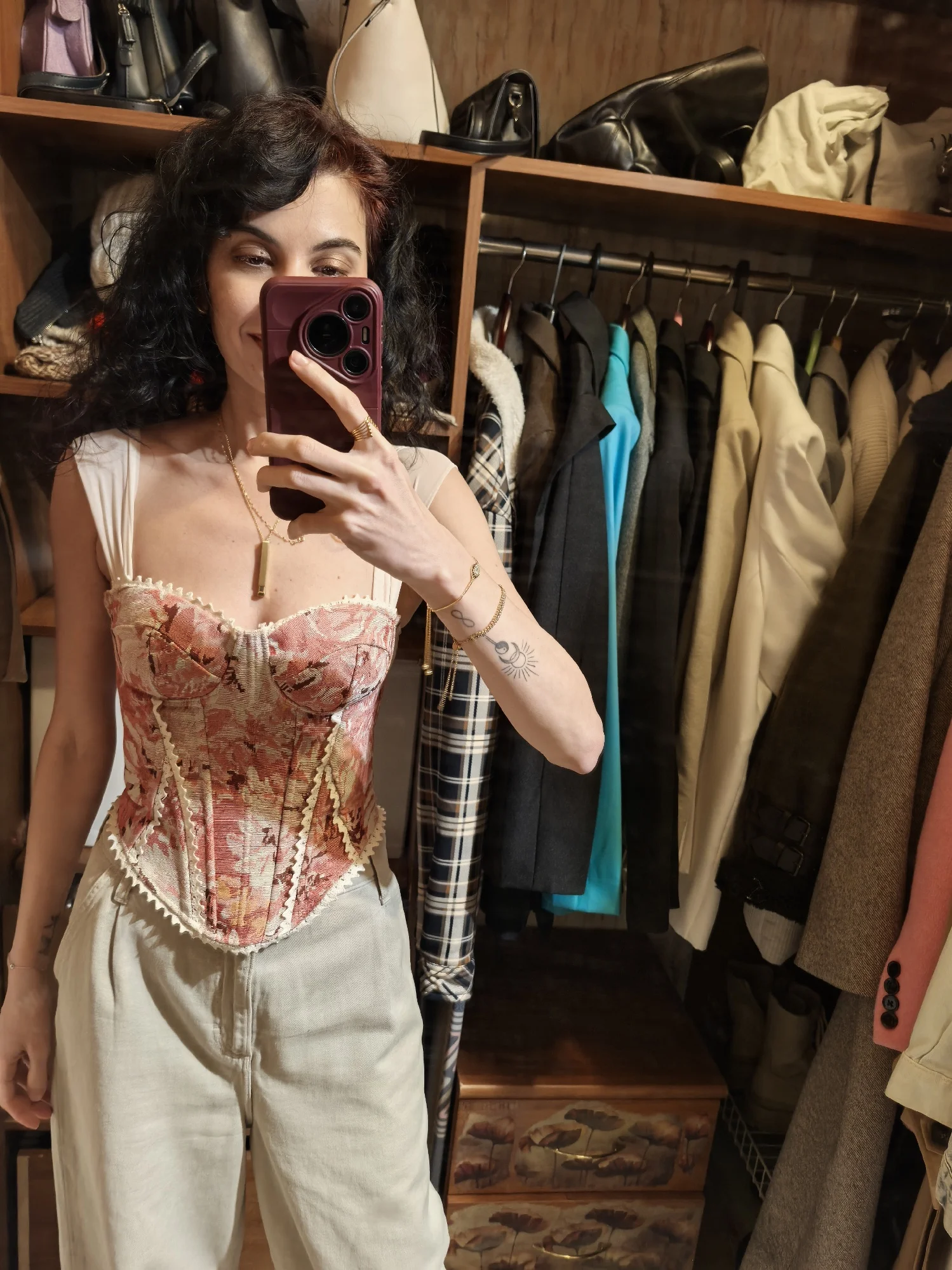 SINGREINY American Retro Print Evening Camisole Female Strap Lace Spliced Slim Top 2025 Streetwear Floral Vintage Beach Tank Top photo review