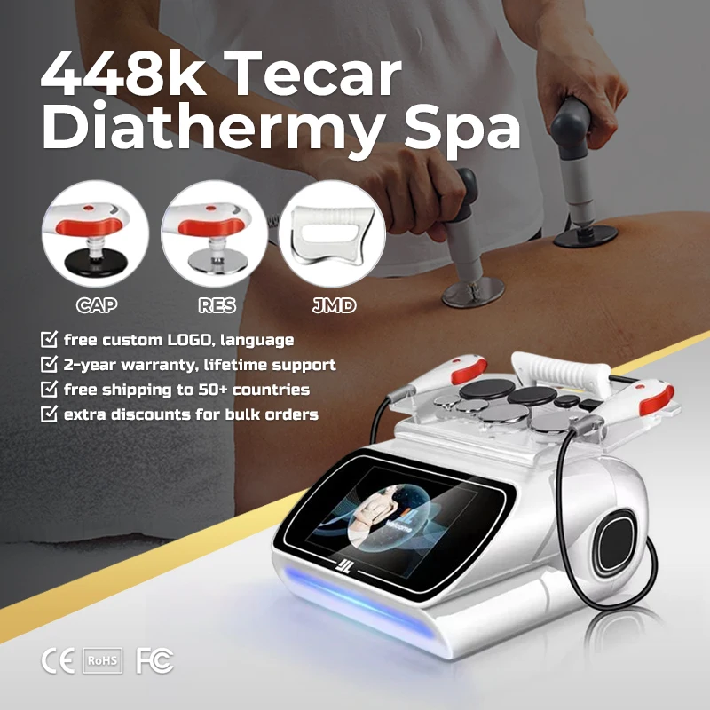 

Endos 448k Tecar Diathermy Physiotherapy Fever Master Pain Management Body Rehabilitation Slimming Lymph Drainage Device
