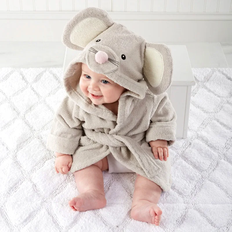 

Newborn Baby Hoody Bathrobe Kids Flannel Pajamas Cartoon Robe Blanket Sleepers Baby Home Clothes Boys Girls Sleepwear Night Gown