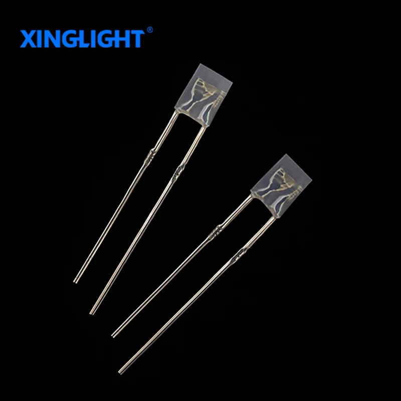 

XINGLIGHT 100pcs 234 long feet DIP LED lamp beads White emerald green red yellow blue common green White water colloid