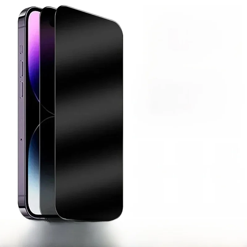 1-2 sztuki Pełna osłona ekranu do iPhone'a 16 15 13 11 14Pro Max Antyszpiegowskie szkło hartowane do iPhone'a X XS Max XR Glass — zdjęcie 2