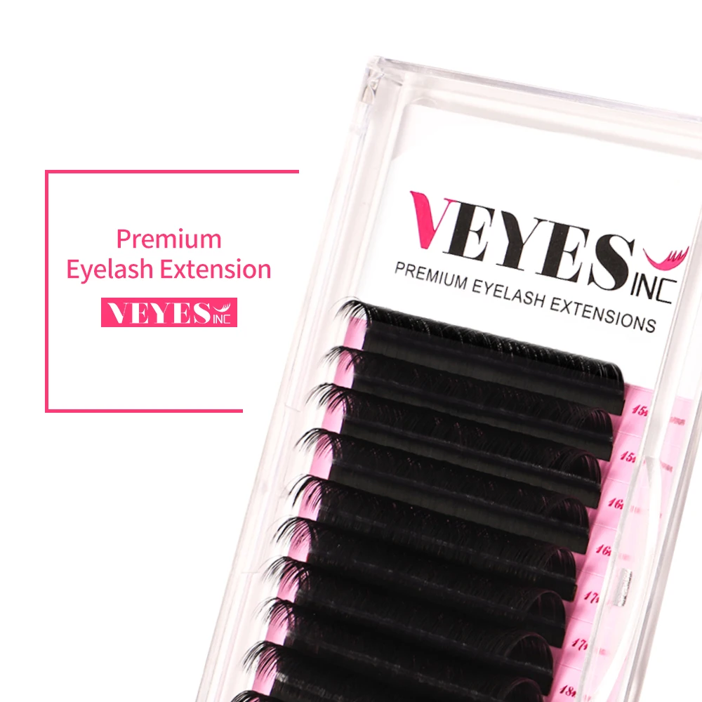 Veyes Inc Premium INDYWIDUALNE przedłużanie rzęs Matowe rzęsy 8-20mm Veyelash Professionals Klasyczne naturalne rzęsy hurtowo hurtowo