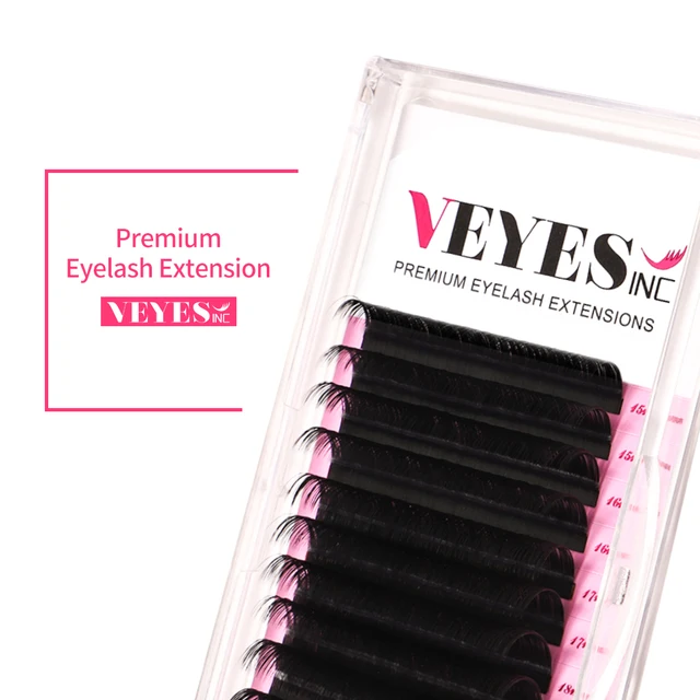 Veyes Inc Premium INDYWIDUALNE przedłużanie rzęs Matowe rzęsy 8-20mm Veyelash Professionals Klasyczne naturalne rzęsy hurtowo hurtowo