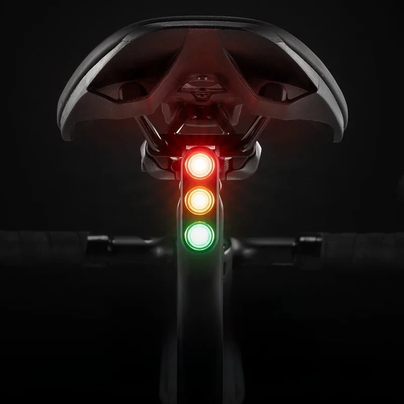 AliExpress ROCKBROS Bicycle Light Smart Brake Vibrate Light Sensing Bike Taillight Type-C IPX64 Night Warning MTB Road Cycling Rear Light
