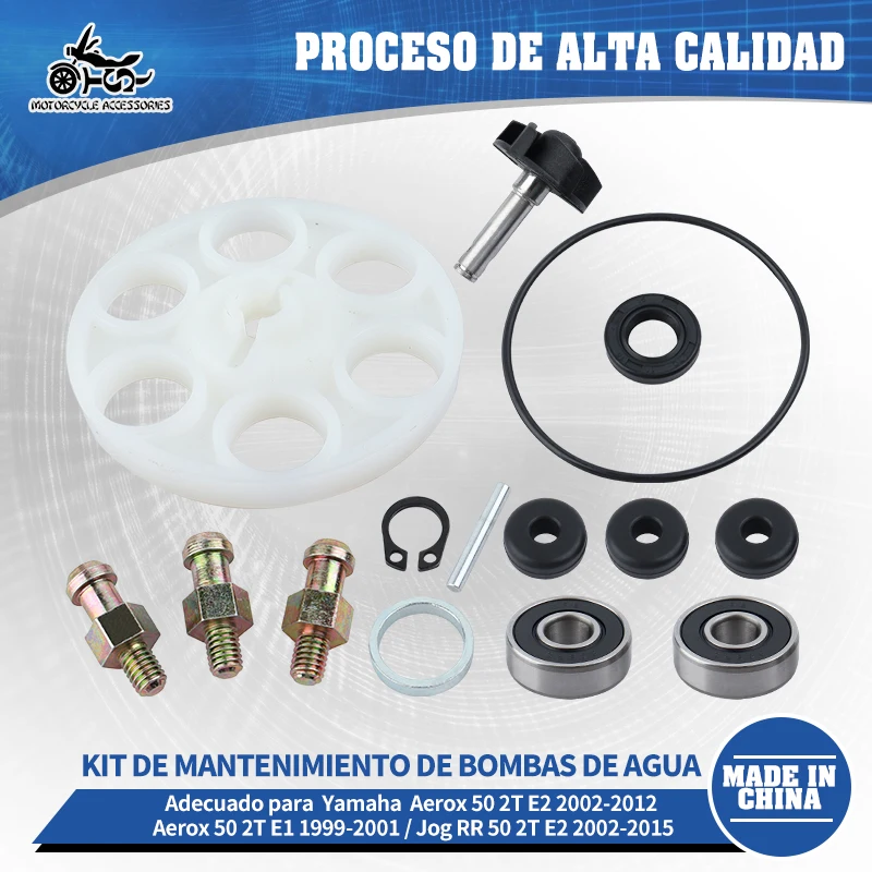 Kit de Reparación de Bomba de Agua para Motocicleta SJ Aerox50 para Yamaha Aerox Naked II 50 Jog RR 50cc 2T E2 100110430