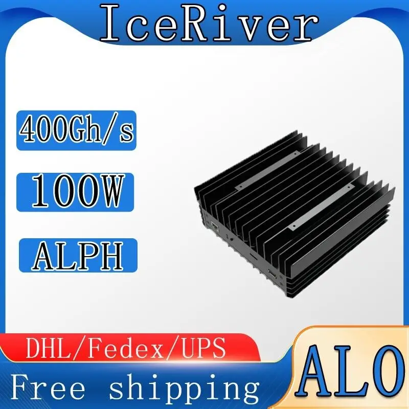 so  NEW ICERIVER ALPH AL0 400GH/S 100W Miner with PSU In Stock