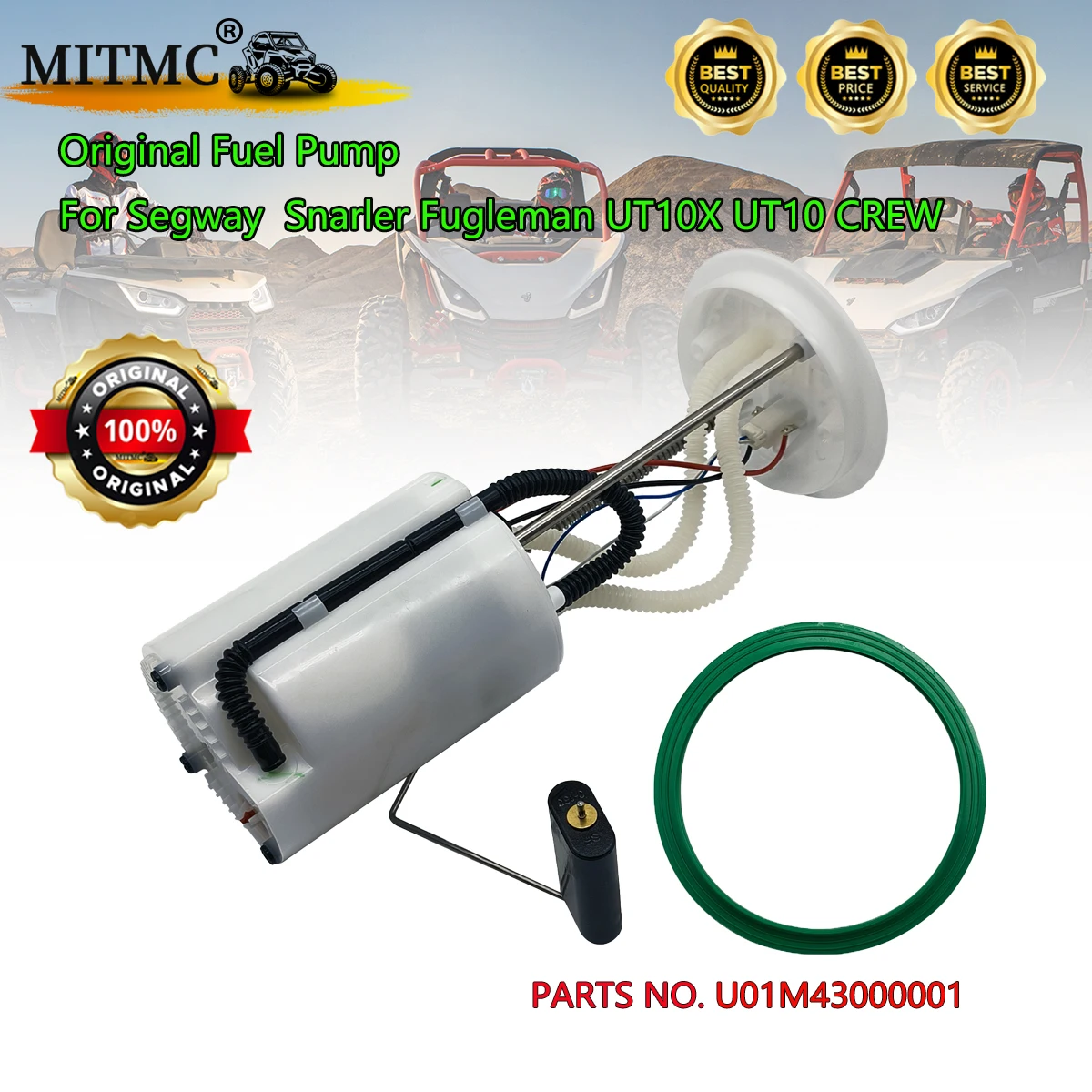 

Оригинальный топливный насос для Segway Snarler Fugleman UT10X UT10 CREW Quad Go Kart, детали U01M43000001