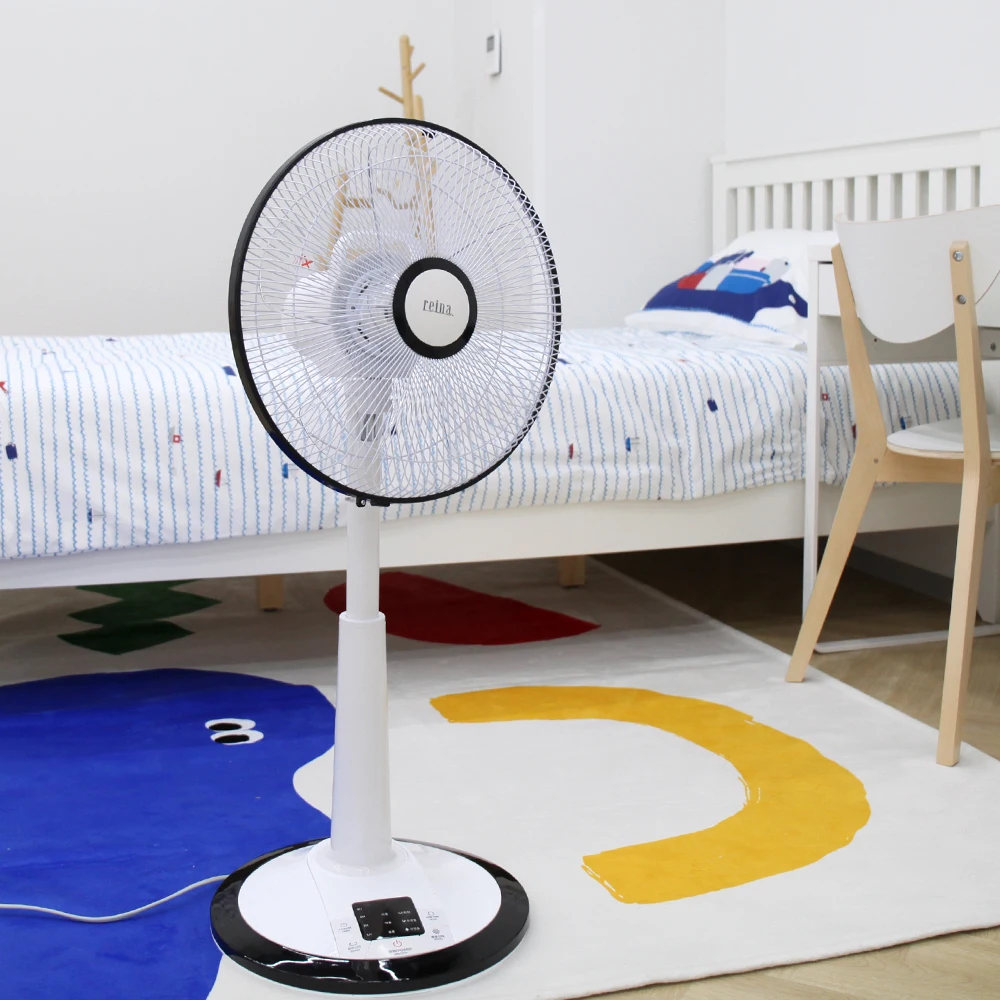 مروحة Reina Rf-R1485Ls للتحكم عن بعد، لمسة قدم ثابتة لمتوافقة مع مكتب غرفة المعيشة المنزلية